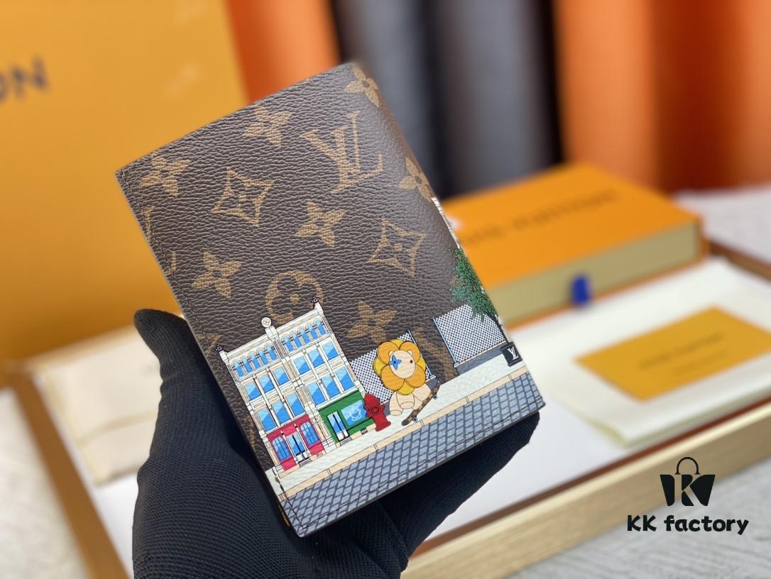 M 81634 👏👏 Vivienne Holidays 2022 Collection Passport Holder Celebrates Louis Vuitton's Travel Spirit