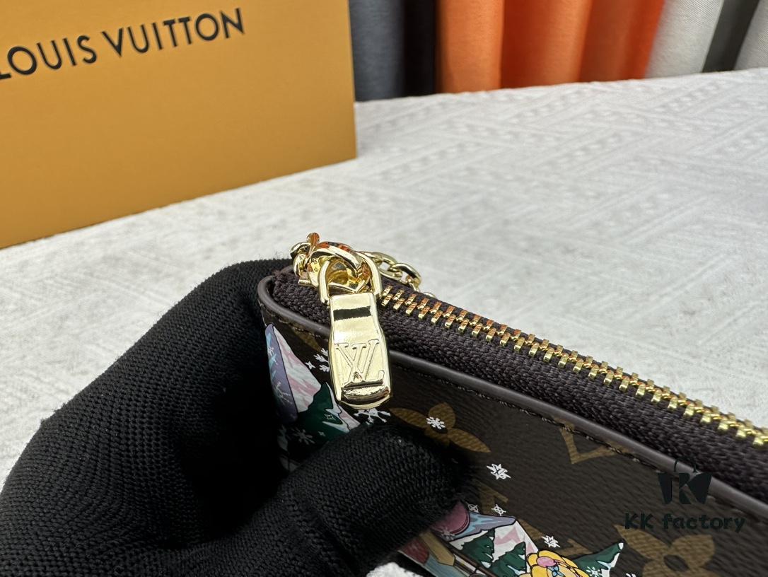 Wallet 62650 Christmas Pink Top Quality Original [Photographed in Real Life, Self-Provided Background]