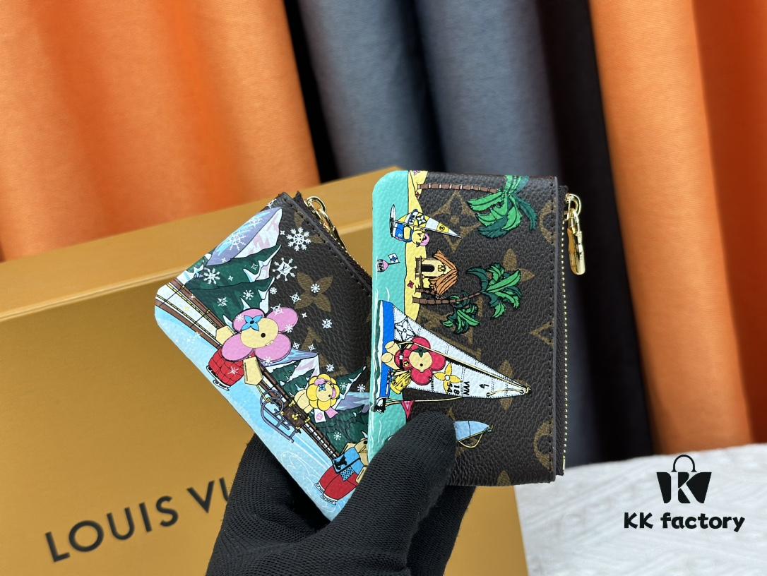 Wallet 62650 Christmas Rose, Top Quality Original — Real Photo, In-House Background