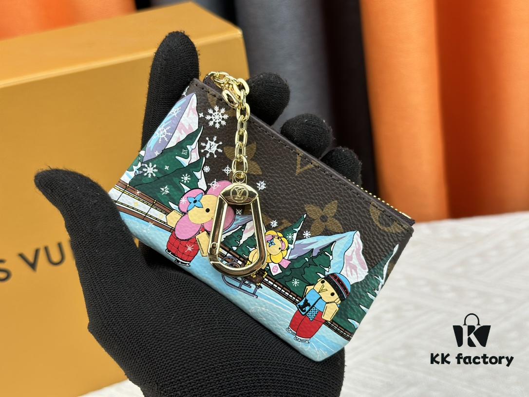 Wallet 62650 Christmas Pink Top Quality Original [Photographed in Real Life, Self-Provided Background]