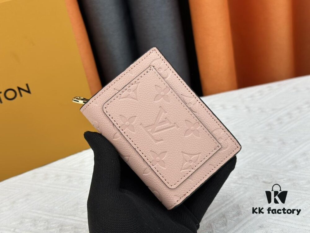LV Top Replica M80152 Cléa Wallet Made of Monogram Empreinte Soft Grained Calfskin with Signature Monogram Embossed Pattern