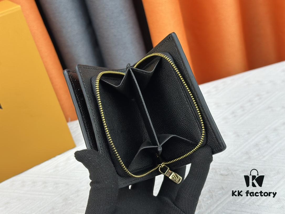 LV Top Clone M80152 Cléa Wallet in Monogram Empreinte Soft Grained Calfskin with Signature Pattern