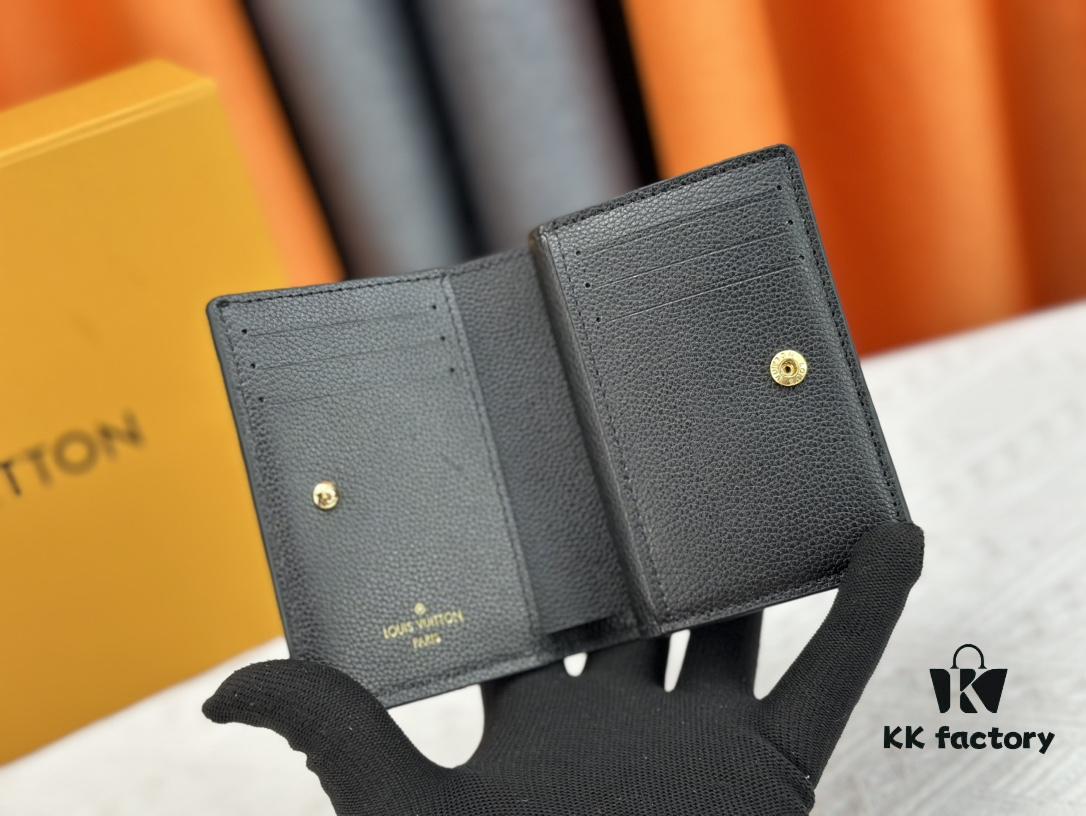 LV Top Clone M80152 Cléa Wallet in Monogram Empreinte Soft Grained Calfskin with Signature Pattern