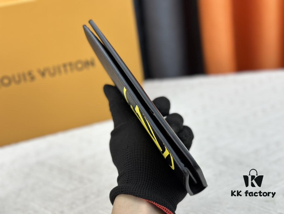 Wallet Model: N62665 Water Wave Yellow M63513 Louis Vuitton Classic Brazza Wallet