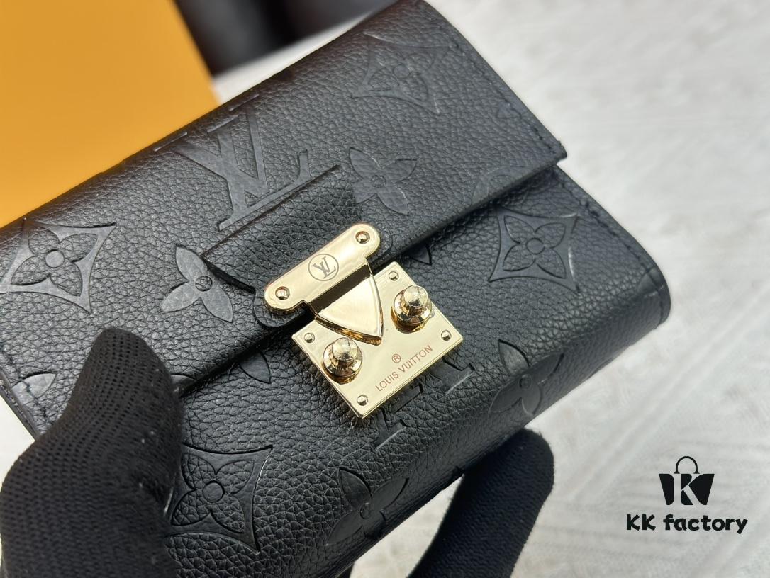 Wallet [Metis Short Wallet] M80880 Black (Embossed)