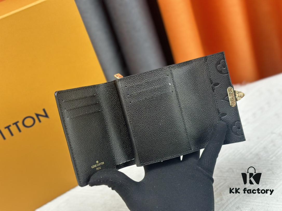 Wallet [Metis Short Wallet] M80880 Black (Embossed)