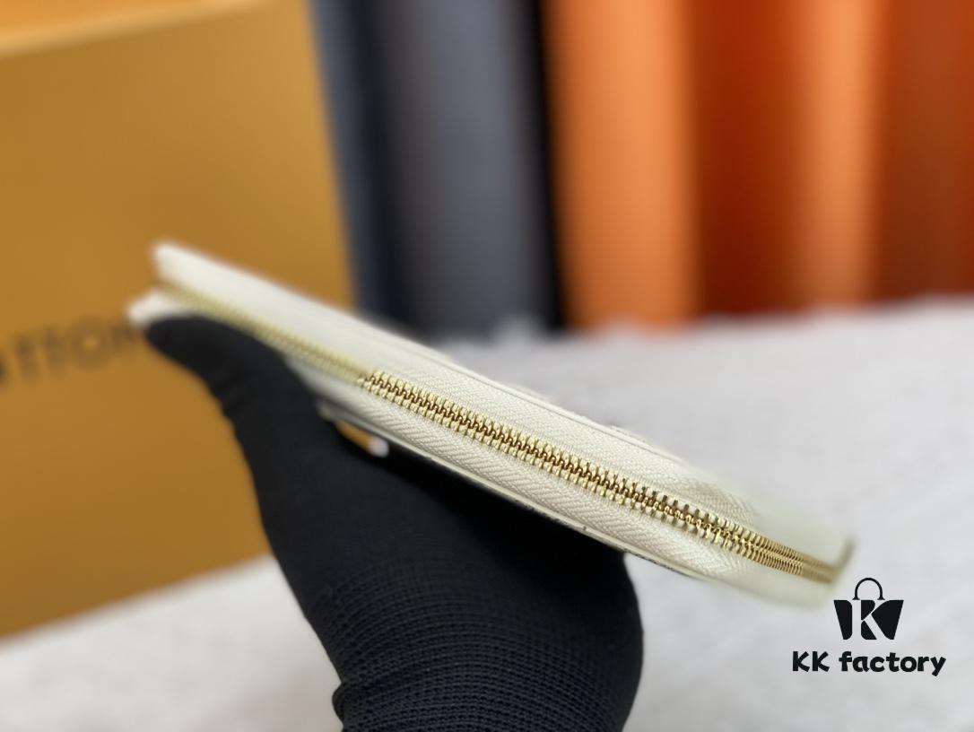 M60017 White Grid Bird Wallet