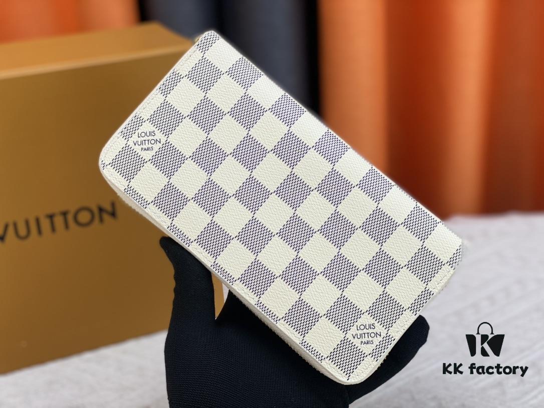 M60017 White Grid Bird Wallet