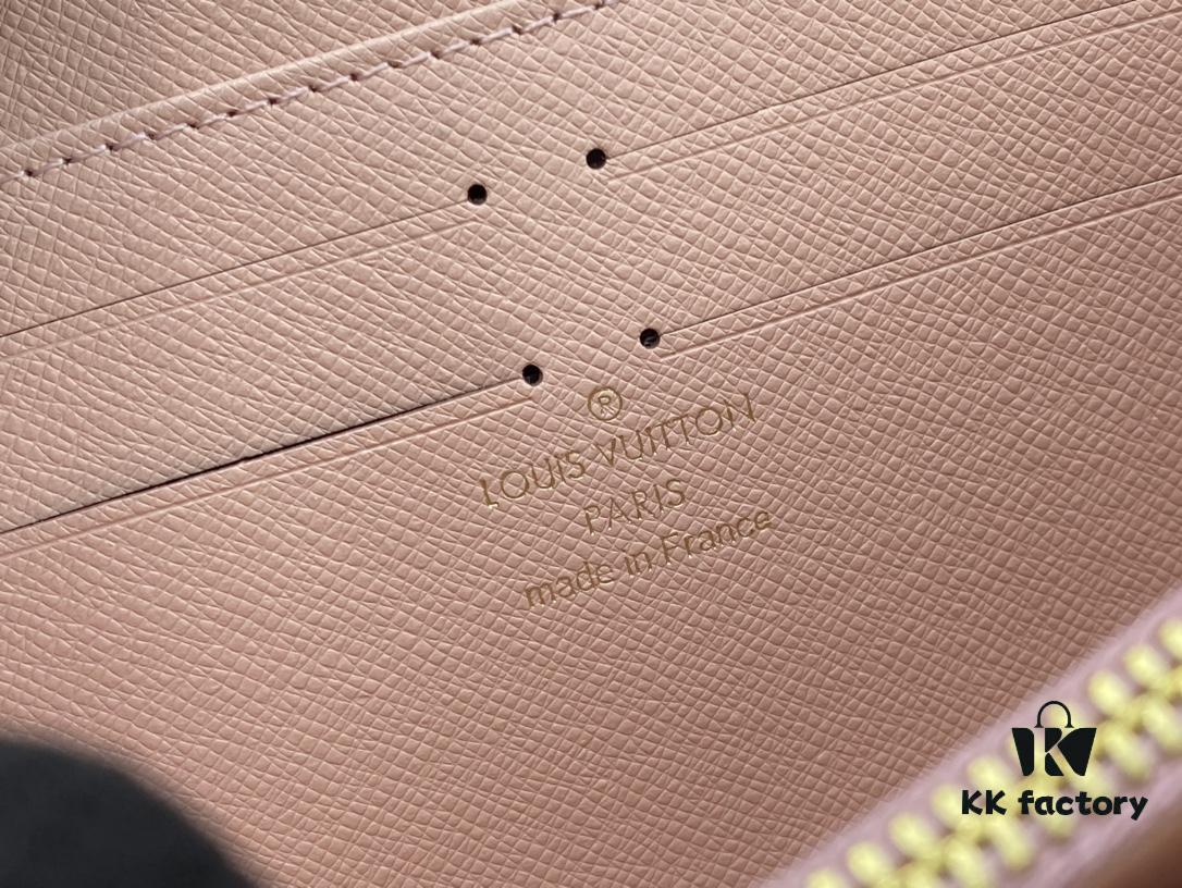 M60017 White Grid Bird Wallet