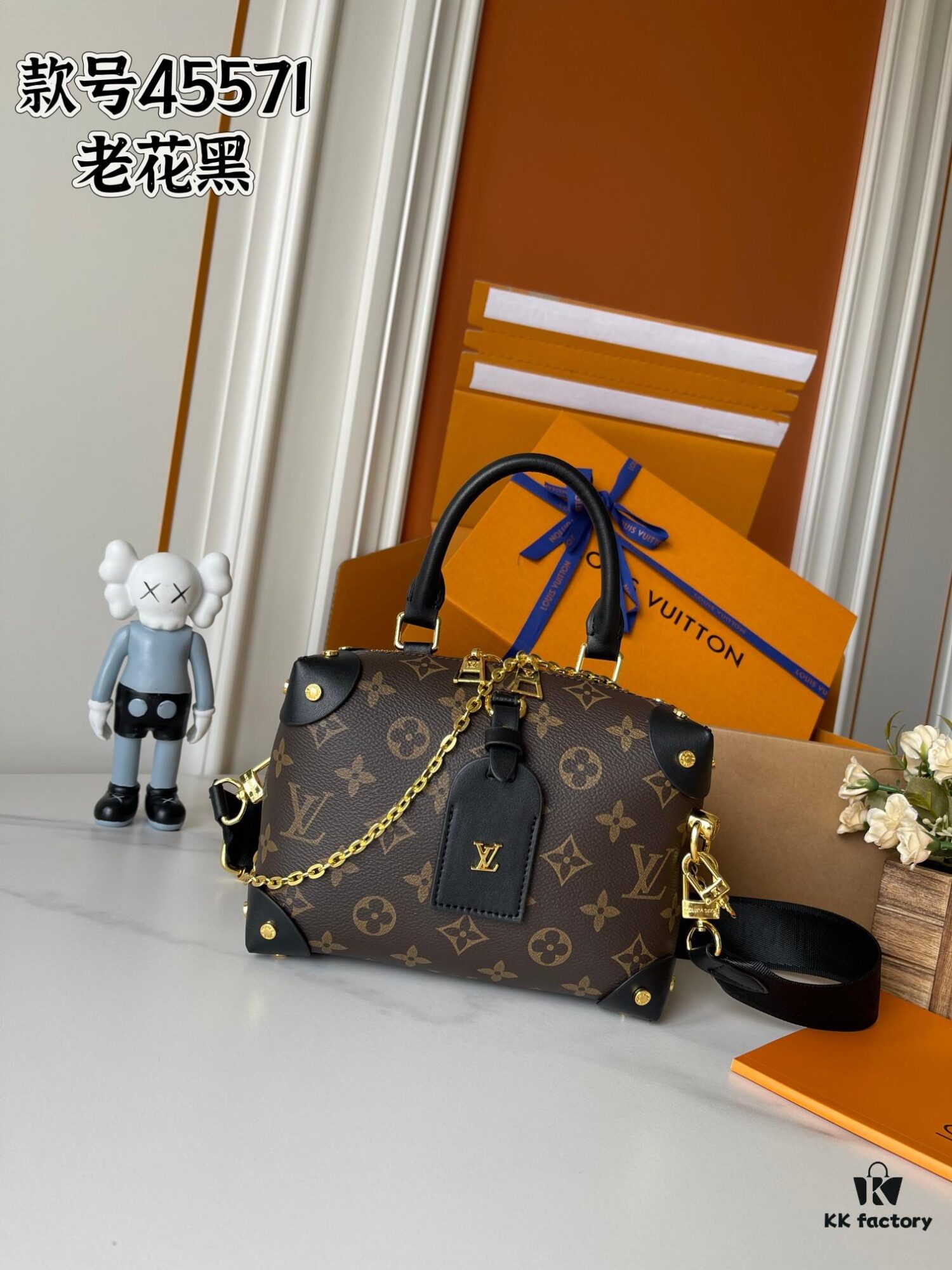 Upgraded Version 160... Premium Quality Original Edition 🦋🦋 M45571 Black / M45531 Pink M56319 M45392 M56319 Petite Malle Souple Handbag