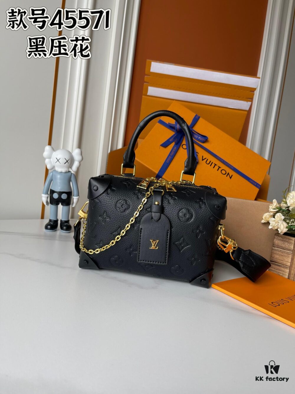 Upgraded Version 160... Premium Quality Original Edition 🦋🦋 M45571 Black / M45531 Pink M56319 M45392 M56319 Petite Malle Souple Handbag