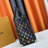 M13079 New White Tricolor LV Louis Vuitton x Murakami Women's Shoulder Bag Tote Bag Size 34