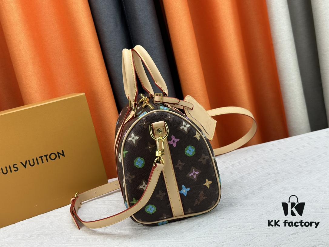 M24424 M24849 Monogram Eclipse Reverse Denim Keepall 25 Bag