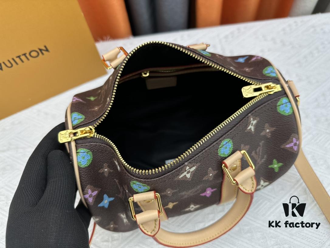 M24424 M24849 Monogram Eclipse Reverse Denim Keepall 25 Bag