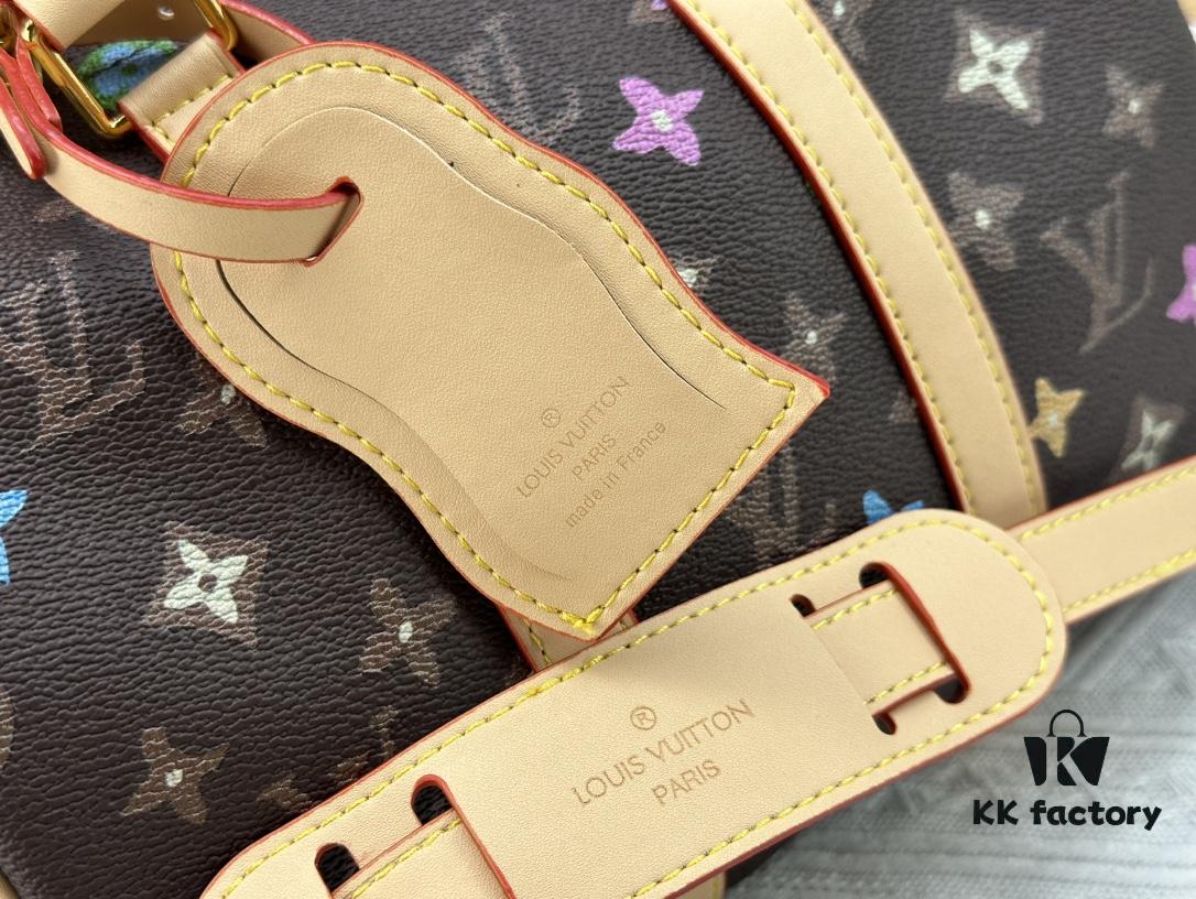 M24424 M24849 Monogram Eclipse Reverse Denim Keepall 25 Bag