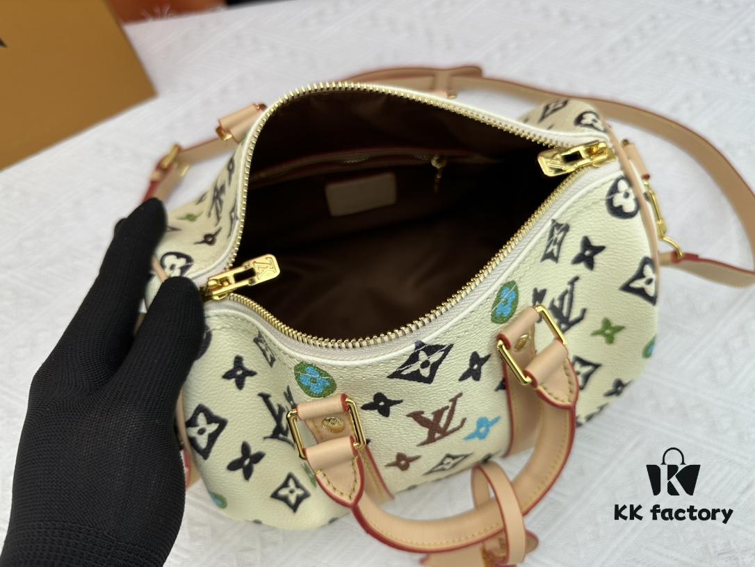 M24424 M24849 Monogram Eclipse Reverse Denim Keepall 25 Bag