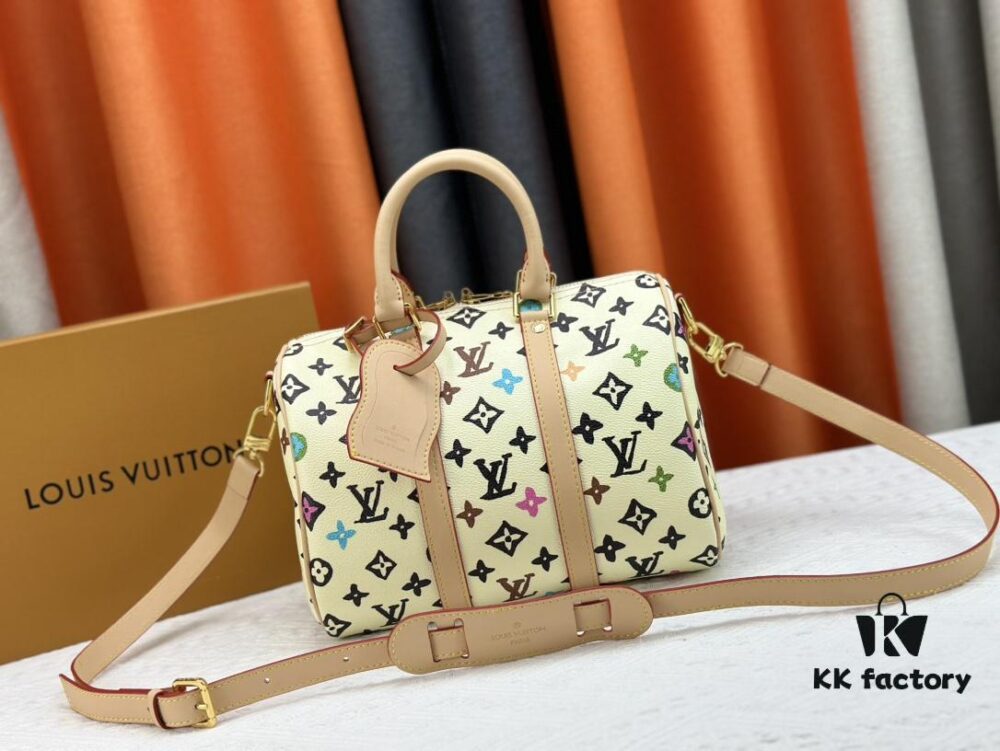 M24424 M24849 Monogram Eclipse Reverse Denim Keepall 25 Bag