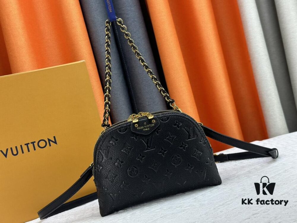 M12996 LV Crescent Double-Zip Handbag