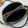 M12996 LV Half-Moon Double Zipper Handbag