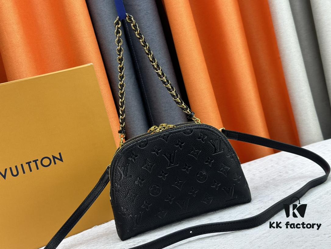 M12996 LV Crescent Double-Zip Handbag