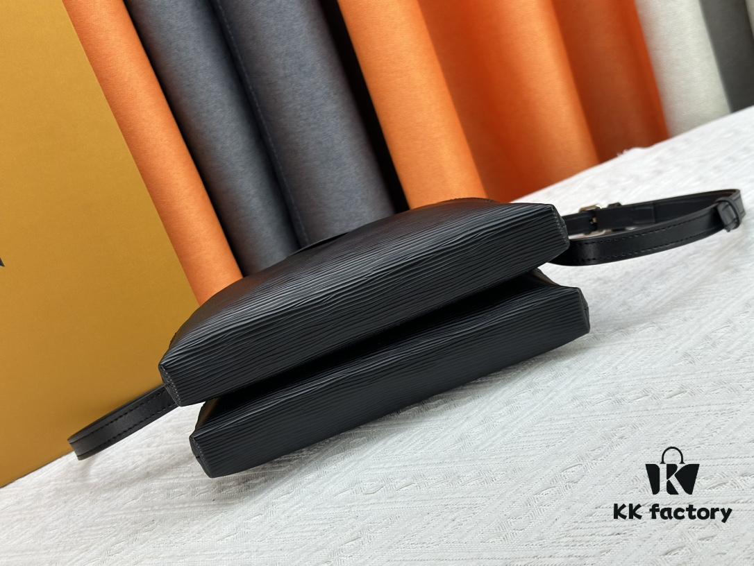 M12996 LV Crescent Double-Zip Handbag