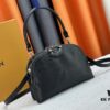 M12996 LV Crescent Double-Zip Handbag