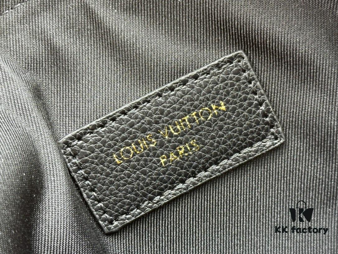 M12996 LV Crescent Double-Zip Handbag