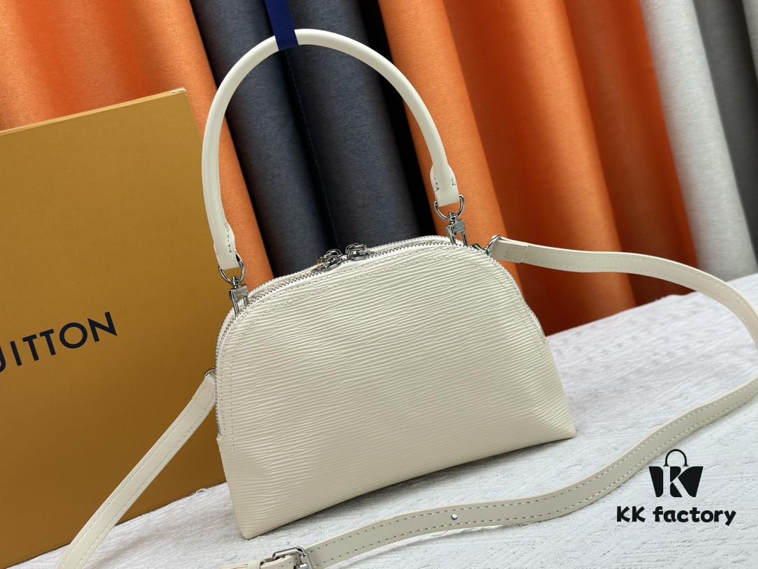 M12996 LV Crescent Double Zip Handbag