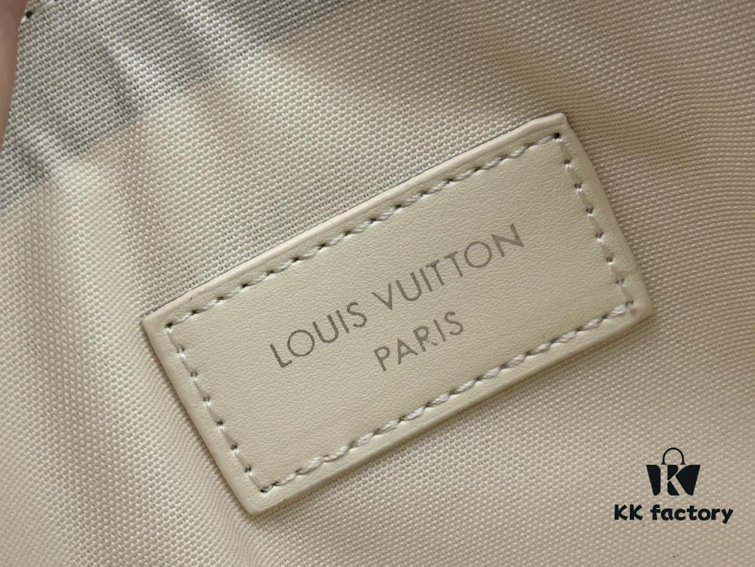 M12996 LV Crescent Double Zip Handbag