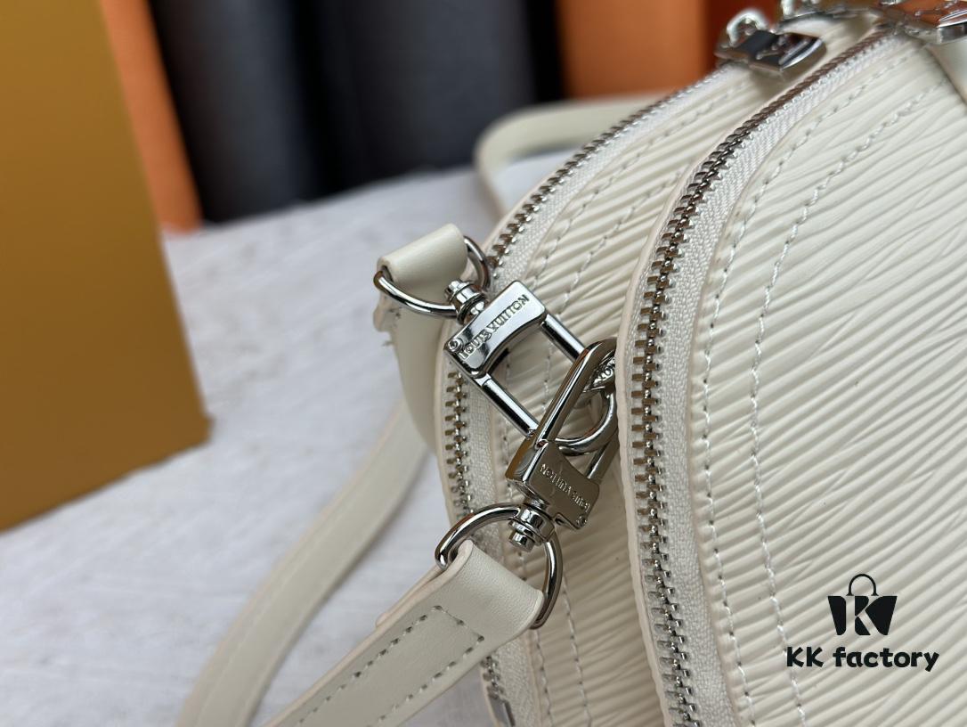 M12996 LV Crescent Double Zip Handbag