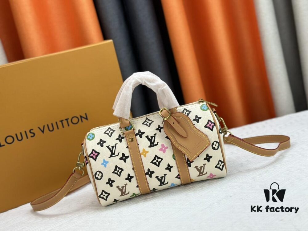 M24849 White Color Black Color Pillow Bag