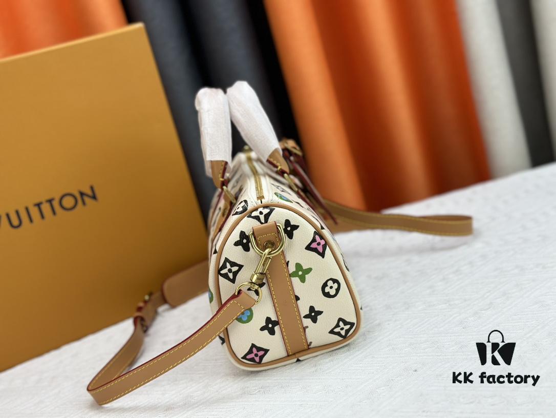 M24849 White Color Black Color Pillow Bag