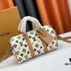 M24849 White Color Black Color Pillow Bag