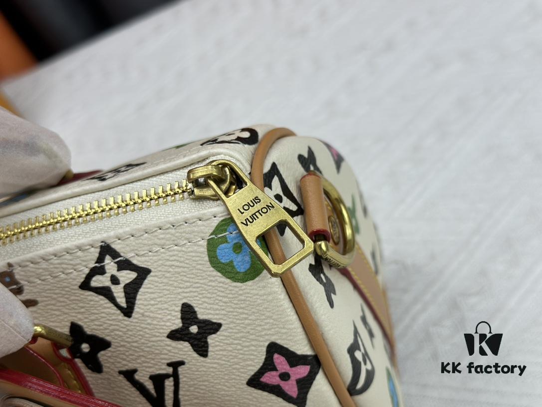 M24849 White Color Black Color Pillow Bag