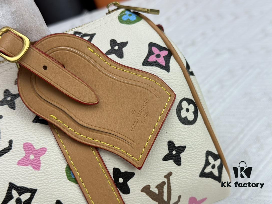 M24849 White Color Black Color Pillow Bag