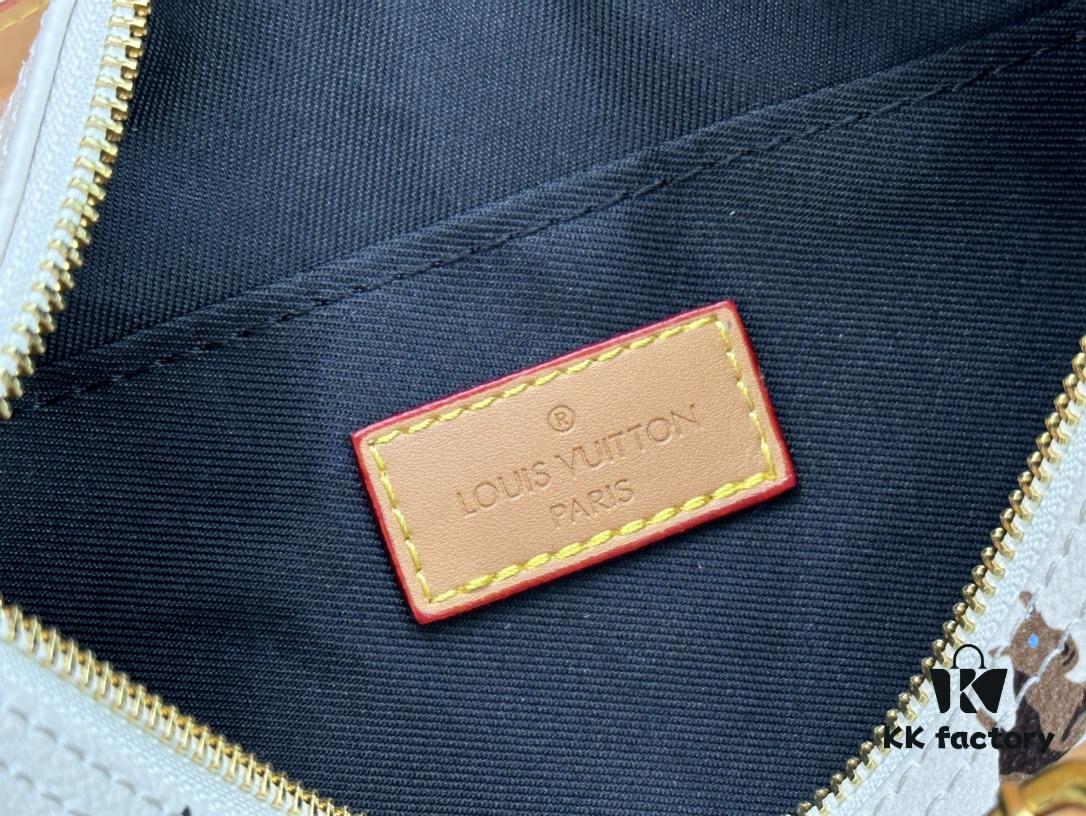 M24849 White Color Black Color Pillow Bag