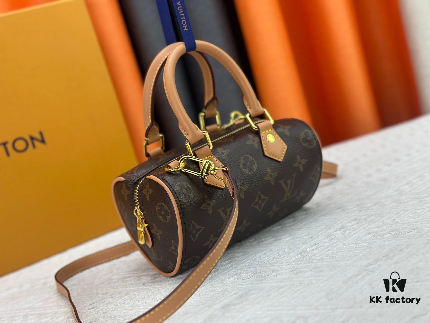 M13226 Louis Vuitton VVN Handle and Long Shoulder Strap Heart-Shaped Bag Adorably Charming with Enchanting Appeal, Size 18x11x10 cm