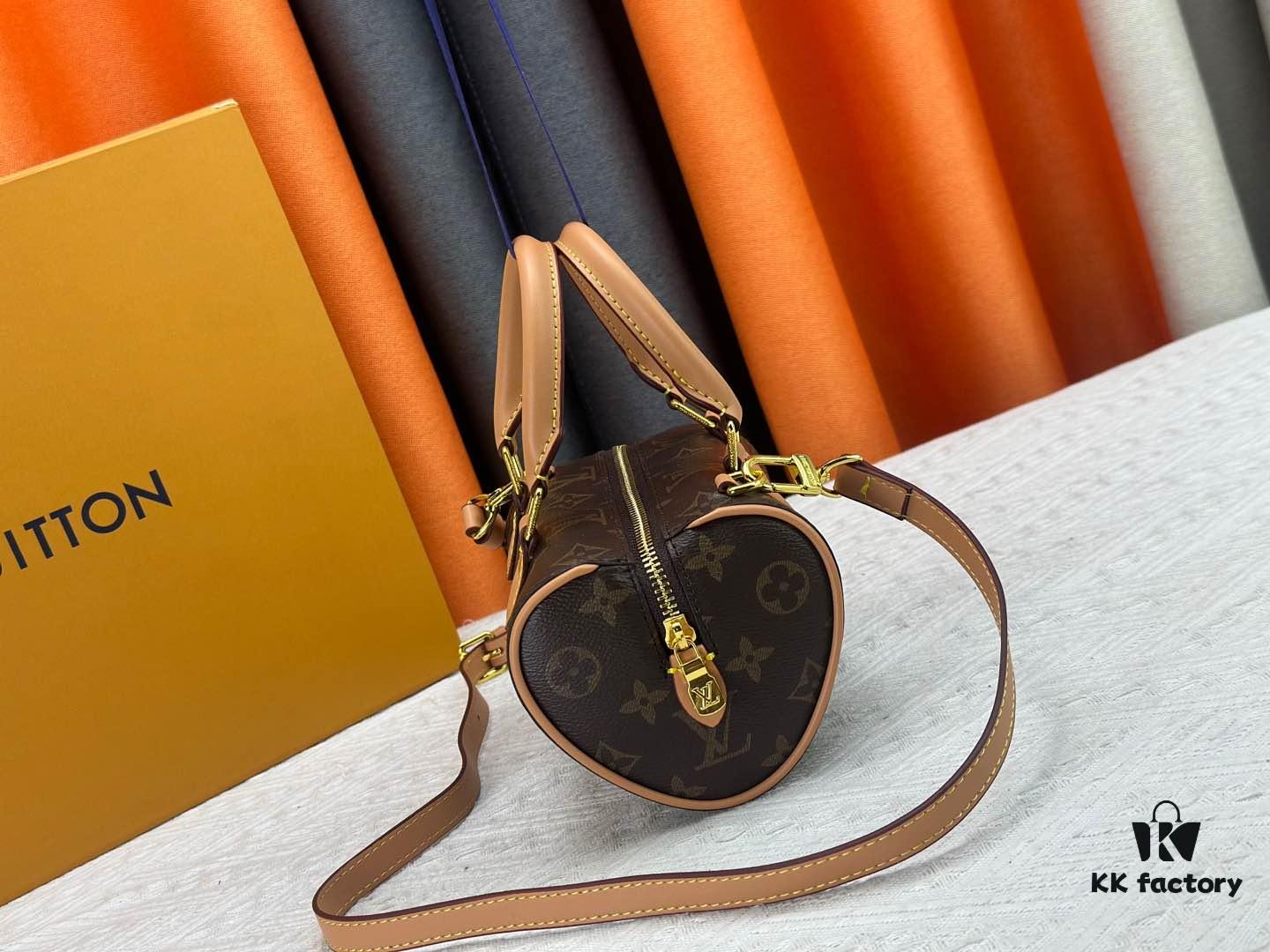 M13226 Louis Vuitton VVN Handle and Long Shoulder Strap Heart-Shaped Bag Adorably Charming with Enchanting Appeal, Size 18x11x10 cm