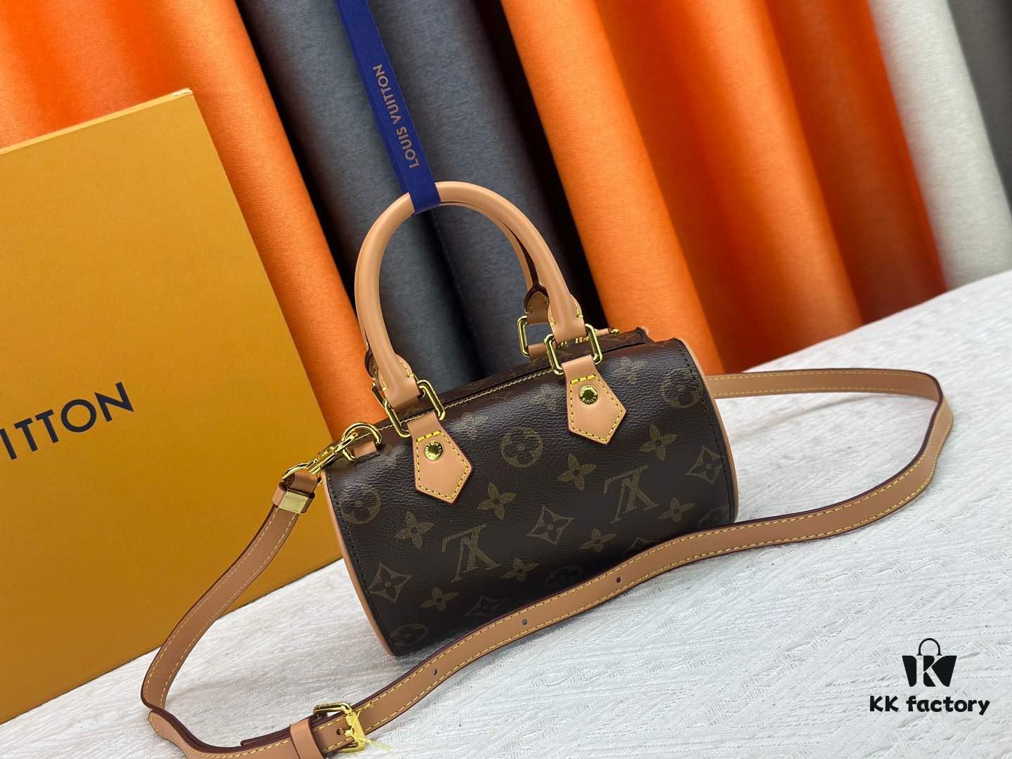 M13226 Louis Vuitton VVN Handle and Long Shoulder Strap Heart-Shaped Bag Adorably Charming with Enchanting Appeal, Size 18x11x10 cm