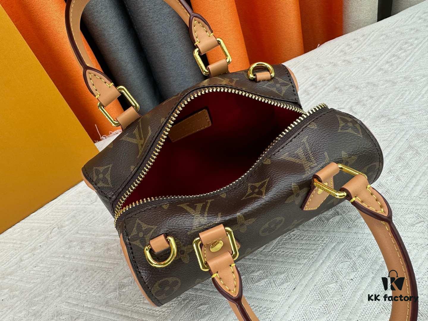 M13226 Louis Vuitton VVN Handle and Long Shoulder Strap Heart-Shaped Bag Adorably Charming with Enchanting Appeal, Size 18x11x10 cm