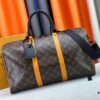 Keepall Bandoulière 45 Travel Bag in Monogram Macassar Coated Canvas