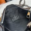 Keepall 25 Handbag in Monogram Eclipse Reverse Denim Canvas with Leather Trim