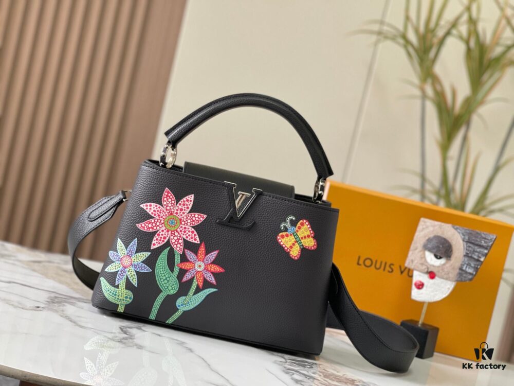 Upgraded Version M21756 LV x YK Capucines Medium Handbag
