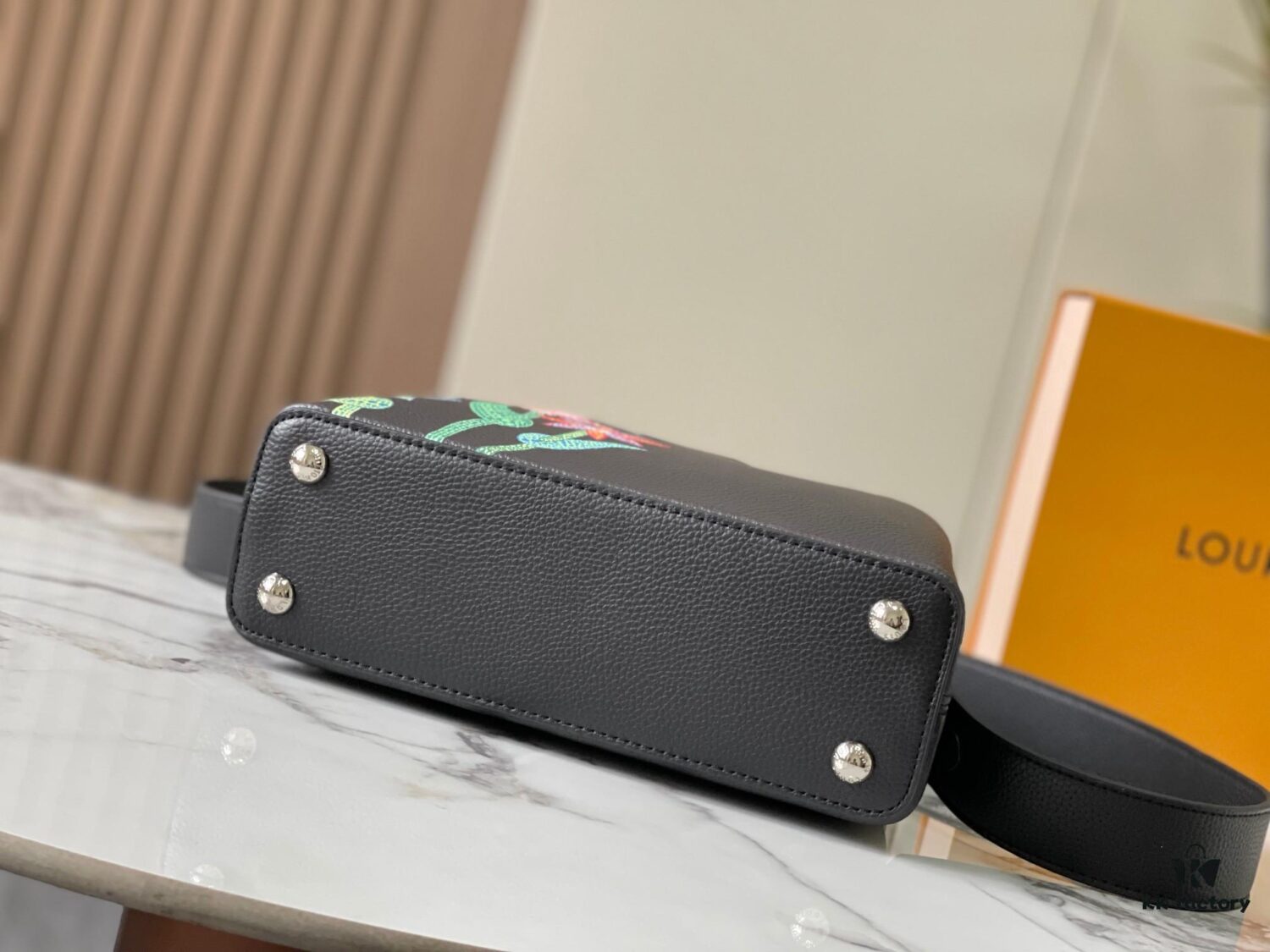 Upgraded Version M21755 LV x YK Capucines Small Handbag