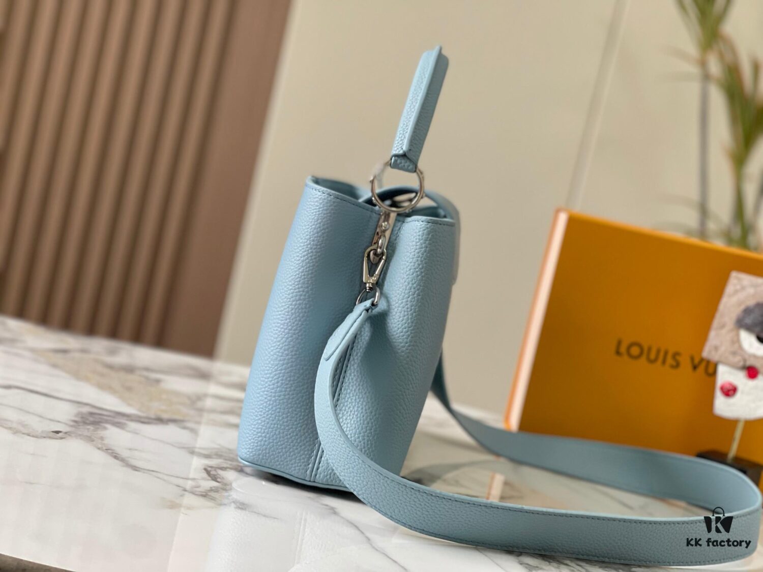 Upgraded Version M21756 LV x YK Capucines Medium Handbag