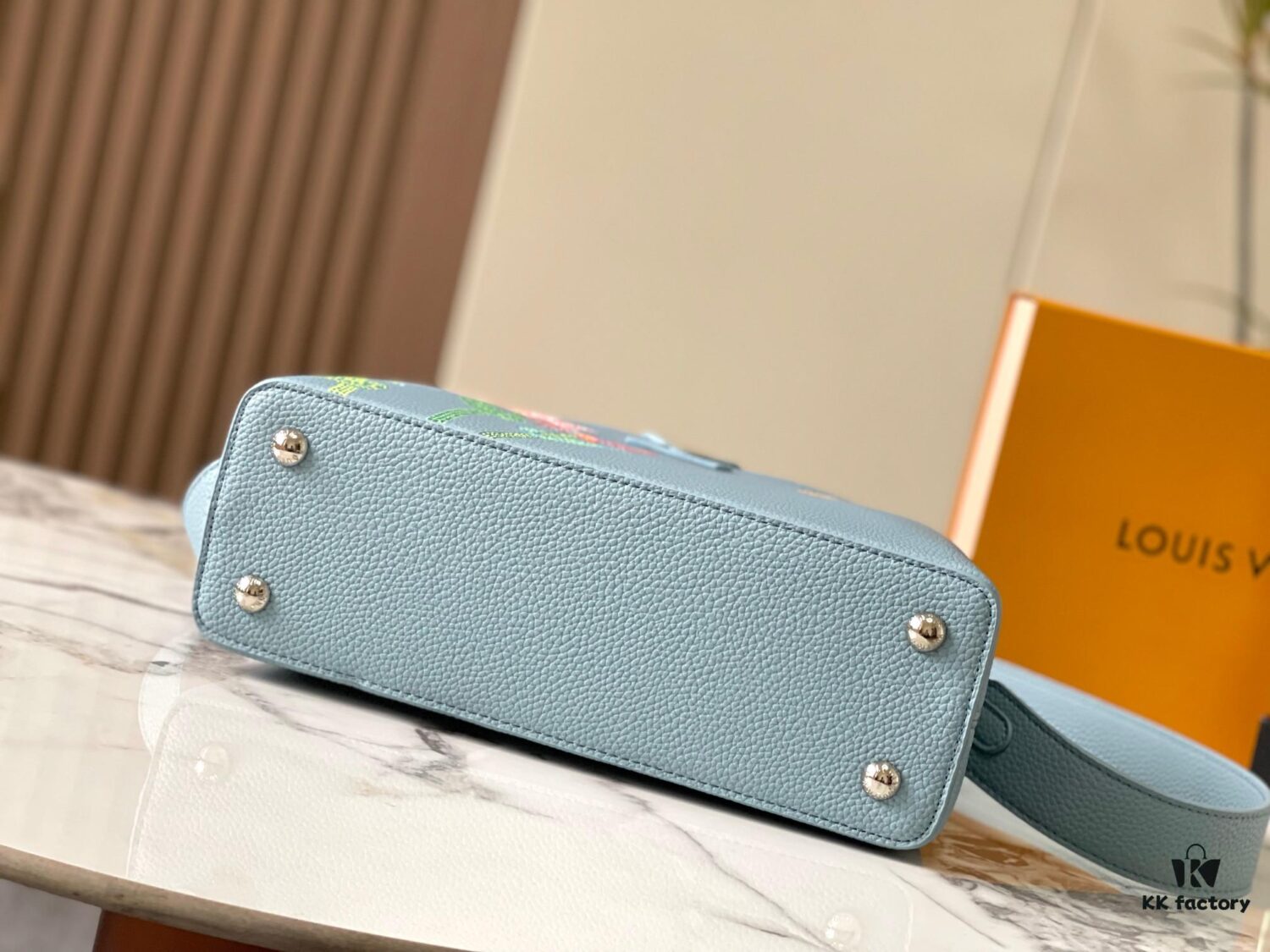 Upgraded Version M21756 LV x YK Capucines Medium Handbag