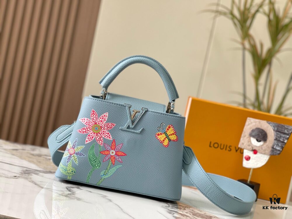 Upgraded Version M21755 LV x YK Capucines Small Handbag