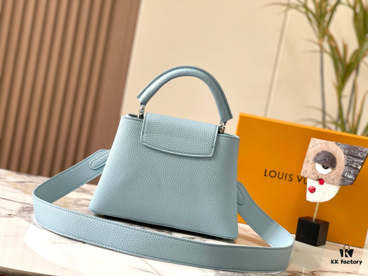 Upgraded Version M21755 LV x YK Capucines Small Handbag