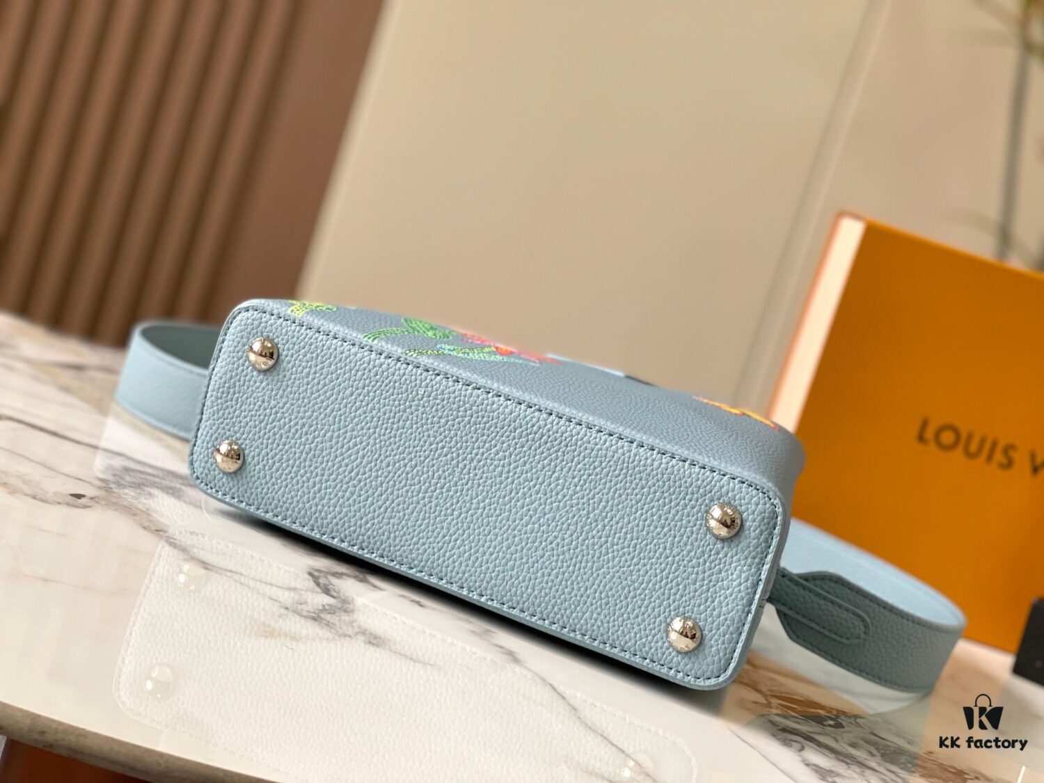 Upgraded Version M21755 LV x YK Capucines Small Handbag