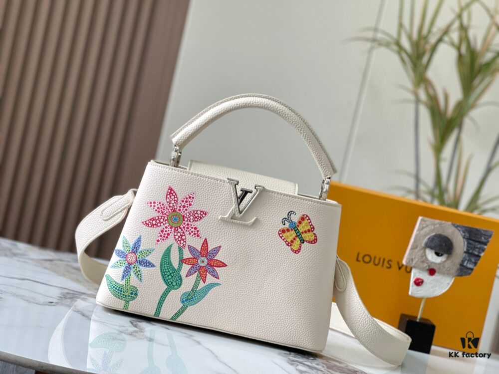 Upgraded Version M21756 LV x YK Capucines Medium Handbag